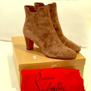 Christian Louboutin ‘Tiagada’ Suede 70mm Bootie